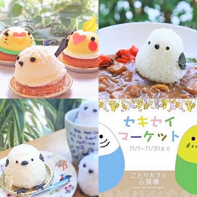 可愛すぎる鳥 シマエナガ のカレーが吉祥寺に ことりカフェ心斎橋 では新作スイーツに 16年11月1日 エキサイトニュース