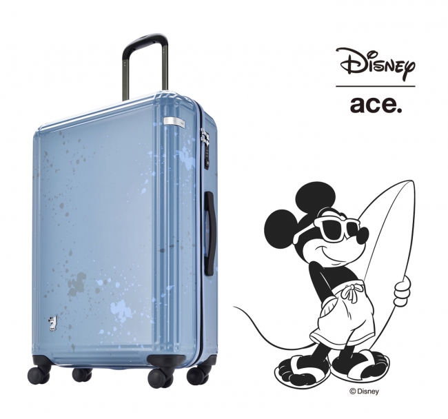 サーファースタイルのミッキーマウスがハンサム可愛い 夏にぴったりのスーツケース 17年6月16日 エキサイトニュース