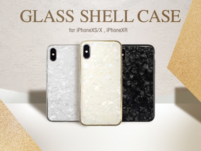 Iphonexs Iphonexr対応 キラキラ輝くunicaseオリジナルiphoneケース Glass Shell Case 発売 18年12月14日 エキサイトニュース