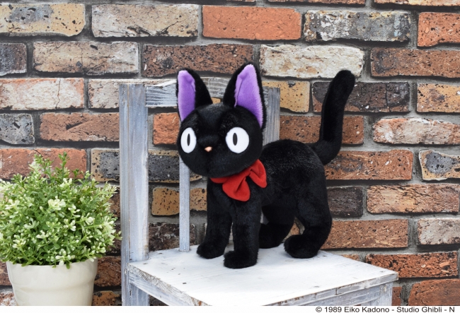 ジジ　ぬいぐるみ　30周年記念　限定品　タグ付き 魔女の宅急便」公開30周年を記念したどんぐり共和国限定商品、四つ足で