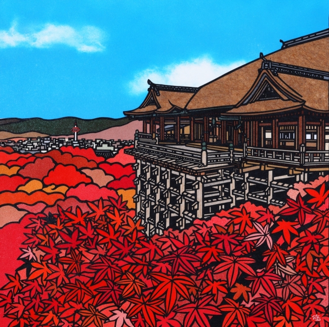 切り絵画家・久保修作品展を京都「日東堂」で開催 季節を感じる京都の