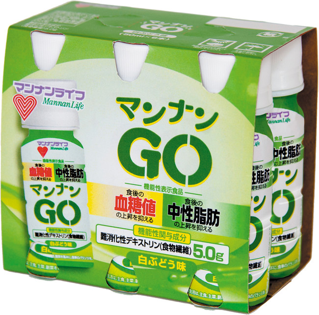 新商品 血糖値や中性脂肪を気にせず食事を楽しみたい方に マンナンライフから食後の血糖値や中性脂肪の上昇を抑える蒟蒻ドリンク マンナンgo 機能性表示食品 が新登場 年10月29日 エキサイトニュース