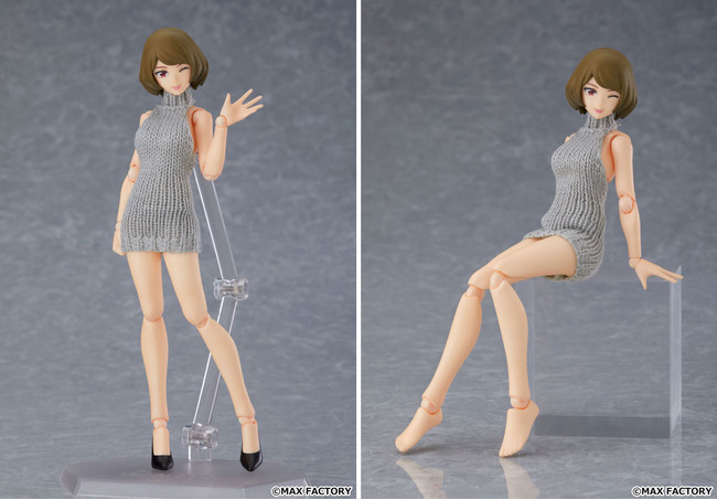 コスチューム素体『figma Styles』に大胆なセーター姿の「チアキ」が登場！ (2020年11月5日) - エキサイトニュース