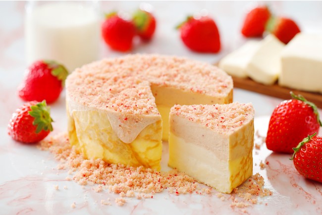 まるでいちごミルク 東京ミルクチーズ工場より 春にぴったりな新味 ミルクチーズケーキ いちご が季節限定発売 21年3月8日 エキサイトニュース
