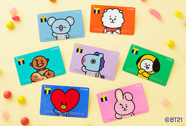 世界中で大人気のbt21キャラクターがデザインされた Tカード Bt21 3月31日 水 より店頭発行受付スタート 21年3月18日 エキサイトニュース