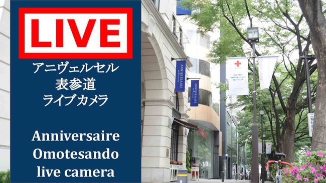 世界初 表参道liveカメラによるyoutube生配信を開始 Omotesandoのトレンドを世界中へ アニヴェルセル 表参道 より24時間365日ライブ配信中 21年4月16日 エキサイトニュース