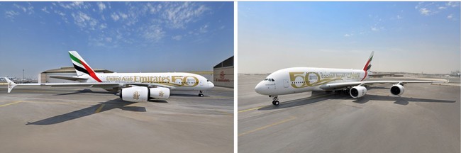 エミレーツ航空 Uae建国50周年を記念した特別デザイン機を公開 21年8月26日 エキサイトニュース