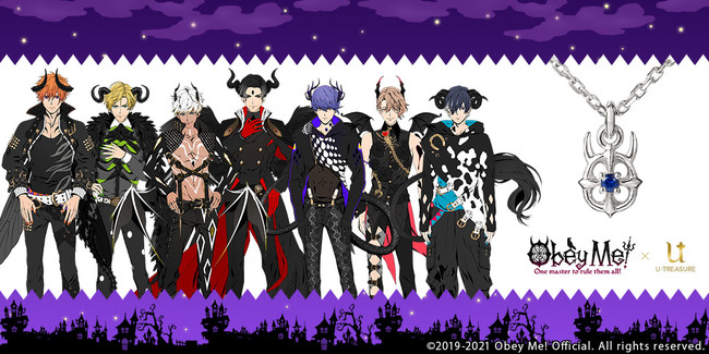 Obey Me ロゴモチーフネックレス7種類 イケメン悪魔7兄弟それぞれをイメージした天然石を留めて 10月12日 火 まで予約受付 21年9月9日 エキサイトニュース