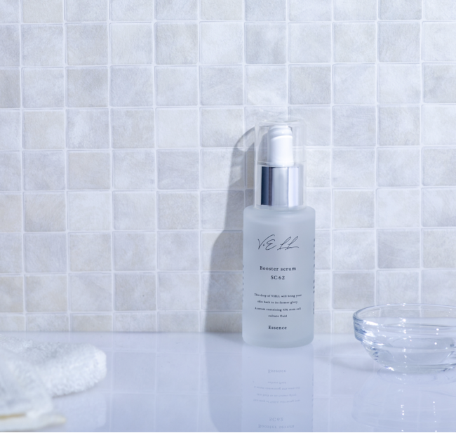 新商品】ヒト臍帯血由来の幹細胞培養液を 62％ の高濃度で配合した美容