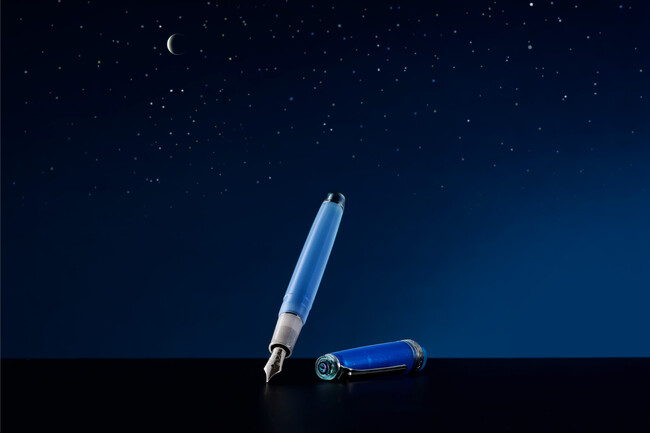 新品！アンコーラ万年筆プロフェッショナルギアスリム万年筆 地球　中細字(MF) プロフェッショナルギアスリム万年筆 地球 | ancora direct shop