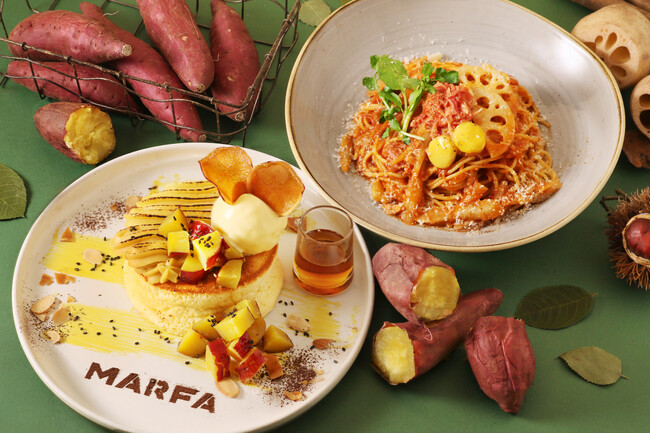 MARFA CAFE、9月14日から秋限定のさつまいもメニュー投入