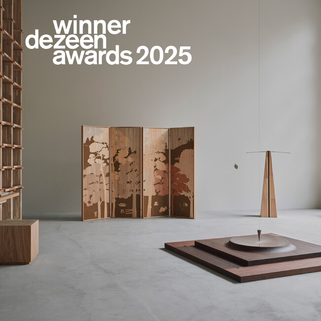 Dezeen Awards 2025 にて「Exhibition design (interior) of the year 2025」を受賞 ...