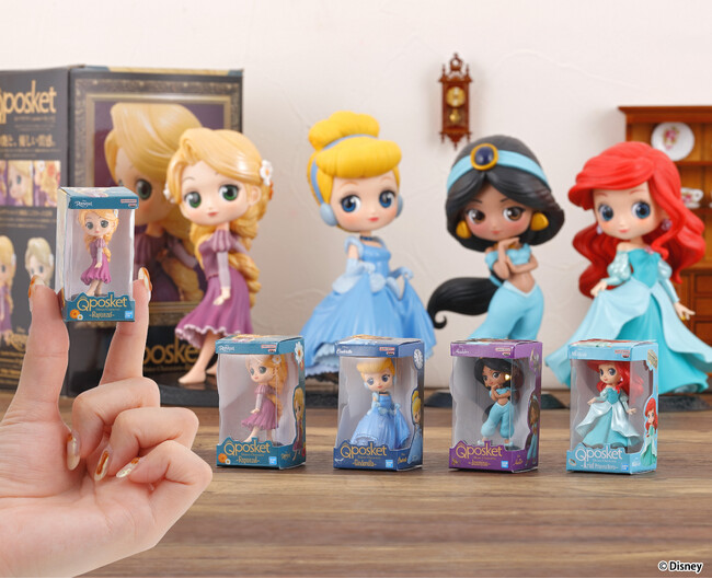 ディズニープリンセスの精巧なフィギュアをミニサイズに！ガシャポン(R)『Disney Q posket ミニチュアコレクション』！  (2024年8月14日) - エキサイトニュース