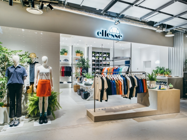 ellesseが「RAYARD MIYASHITA PARK」に新業態オープン (2020年7月20日