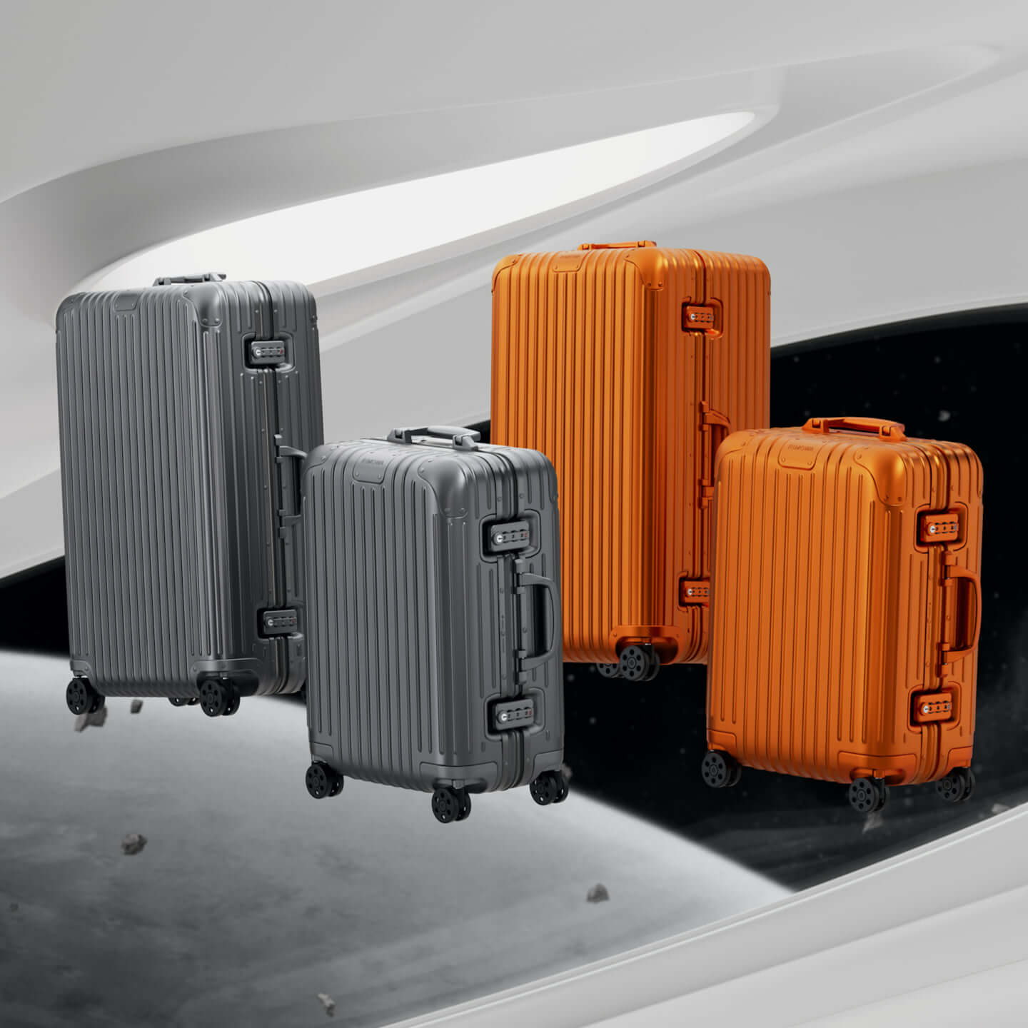 RIMOWAを代表するアルミニウム合金製スーツケースの新色が発売決定！銀河から着想を得たオレンジ、ミディアムグレーが登場 (2021年2月2日) -  エキサイトニュース