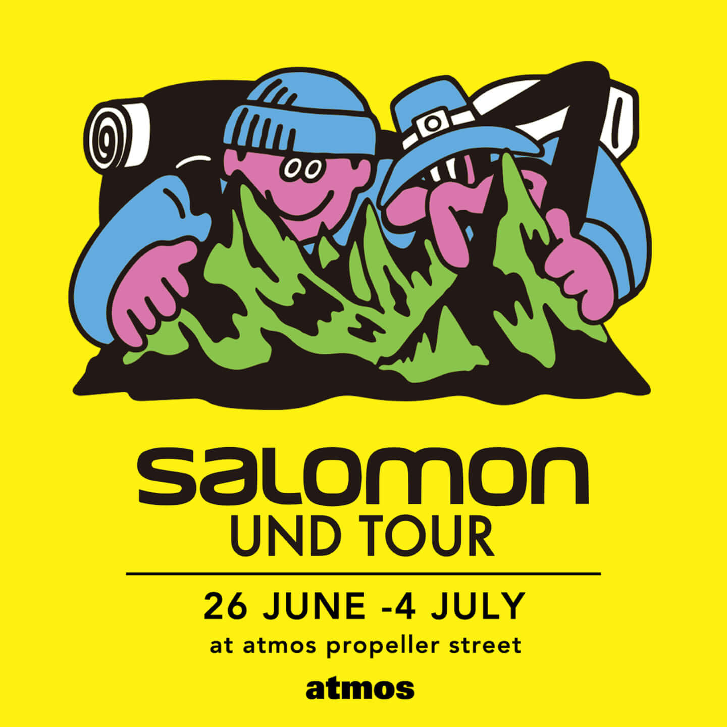 イラストレーターFACE、SHINKNOWNSUKEによるアートユニットUNDによる＜First steps with Salomon〜UND  TOUR〜＞アート展が開催！ (2021年6月22日) - エキサイトニュース