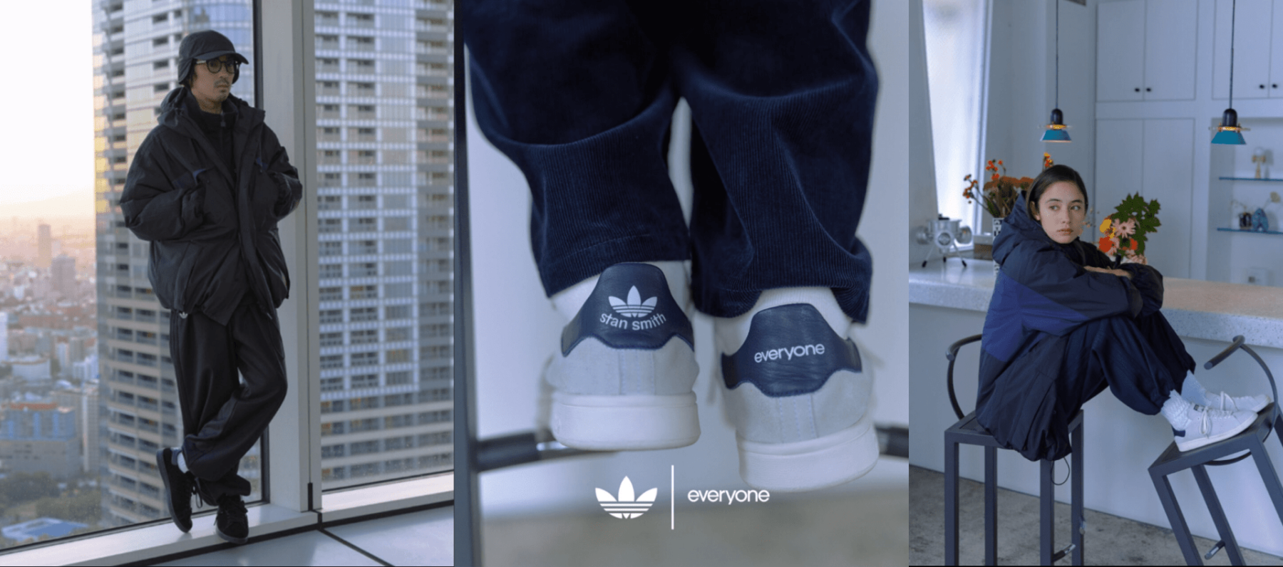 adidas Originals〉が三好 良によるブランド〈everyone〉とのカプセル 