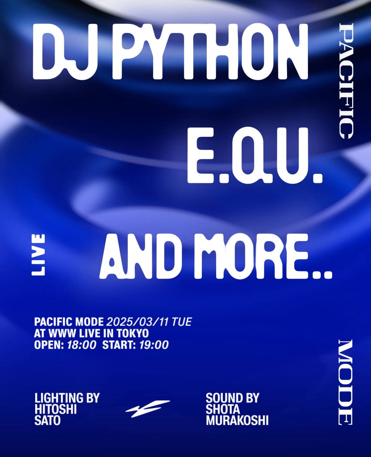 DJ Python、新作を引っ提げた来日公演を3月に開催 | NYと東京発のダンスミュージックの架け橋を担う〈PACIFIC MODE ...