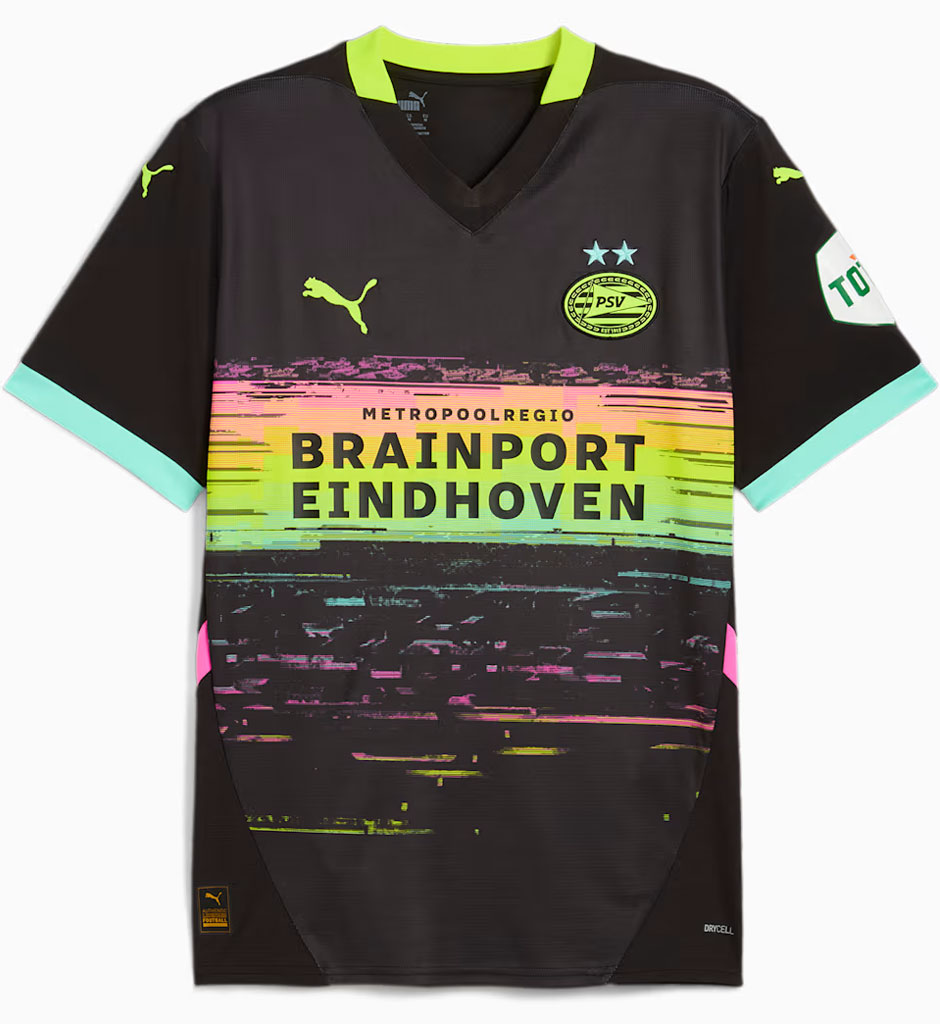 オランダPSV アウェイユニフォーム オランダ王者PSV、2024-25新ユニフォームを発表！テレビでよく見る