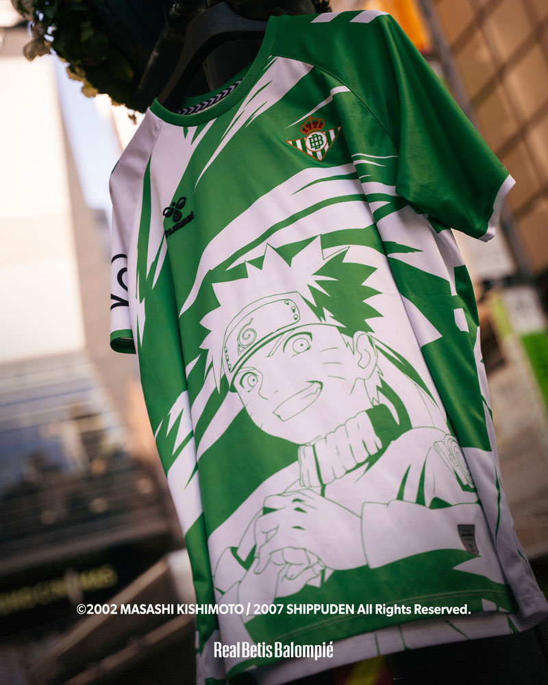 レアル・ベティス × NARUTO ナルト疾風伝 ユニフォーム Lサイズ Real Betis Naruto Forması Jersey 2025/26 – amzunit
