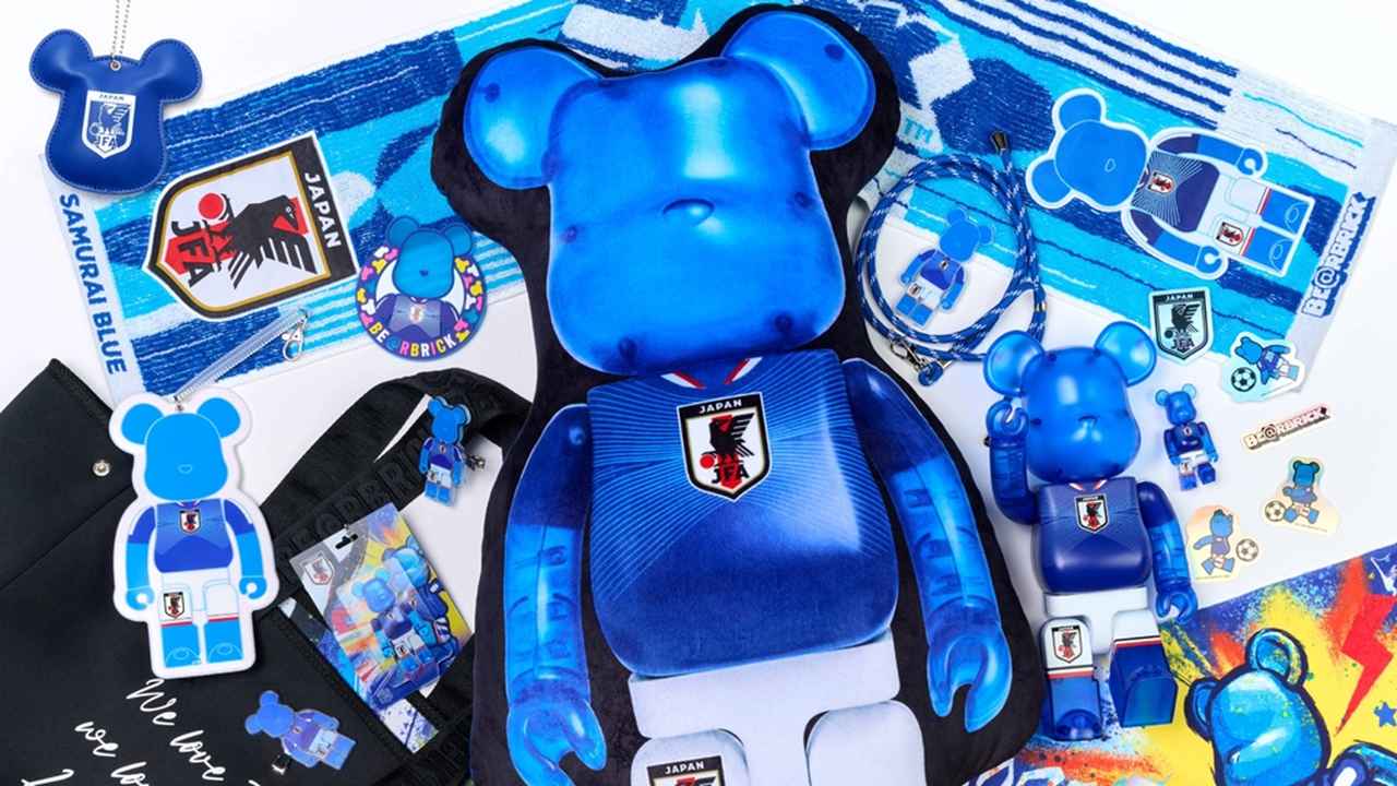 BE@RBRICK「サッカー日本代表Ver.」100％＆400％発売決定！1000