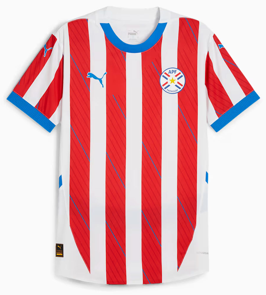 日本代表と対戦するパラグアイの最新ユニフォームをご紹介！デザインは