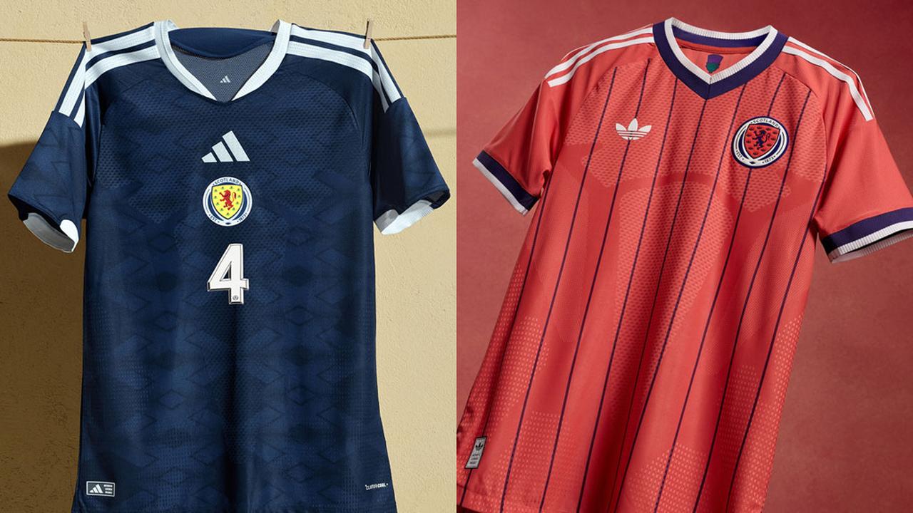 スコットランド代表が「W杯ユニフォーム」を発表！日本代表戦で“赤い 