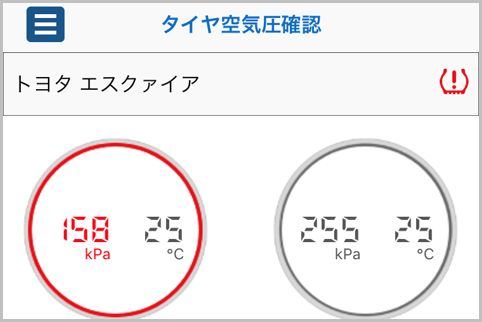 タイヤ空気圧を管理する Tpms をアプリで確認 19年6月16日 エキサイトニュース