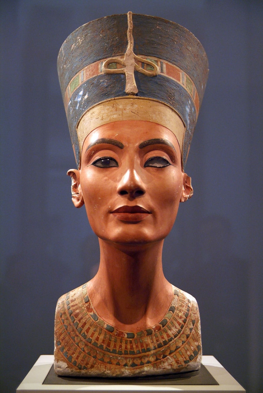 71㎝ エジプト ネフェルティティの壁掛け胸像 インテリア置物女性壁彫刻飾り壁飾り彫像
