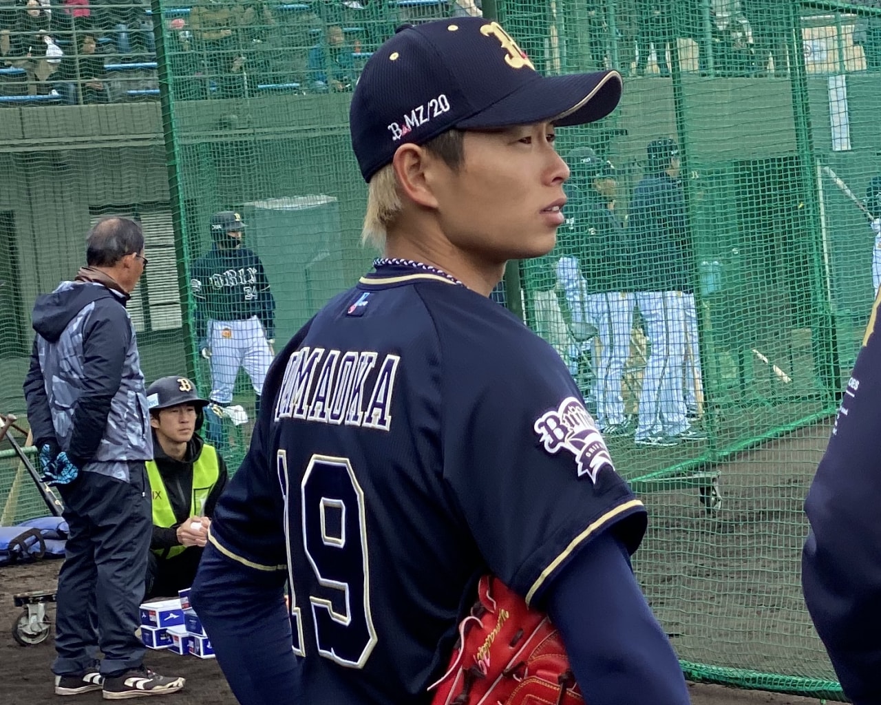 オリックス 山岡泰輔 コースター - 記念グッズ