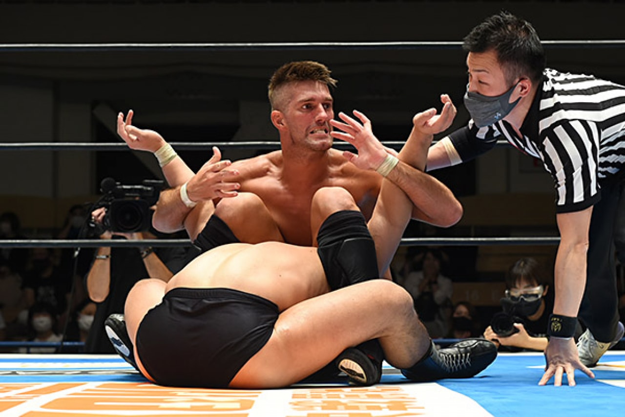 新日本ザック セイバーjr が上村優也に完勝 ユーヤは俺の道場に来い 21年6月16日 エキサイトニュース