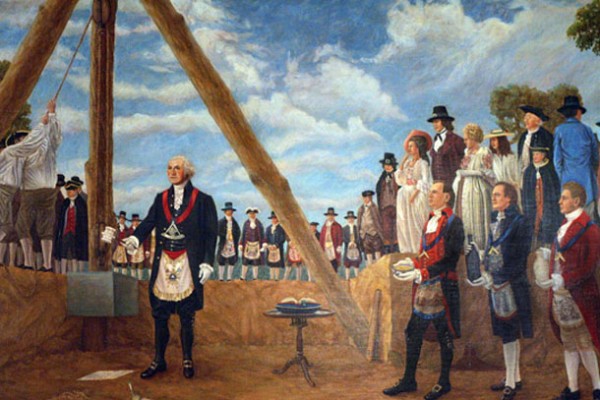 アメリカはフリーメイソンが建国した国だった 初代大統領ジョージ ワシントンの絵に秘密が 17年7月4日 エキサイトニュース