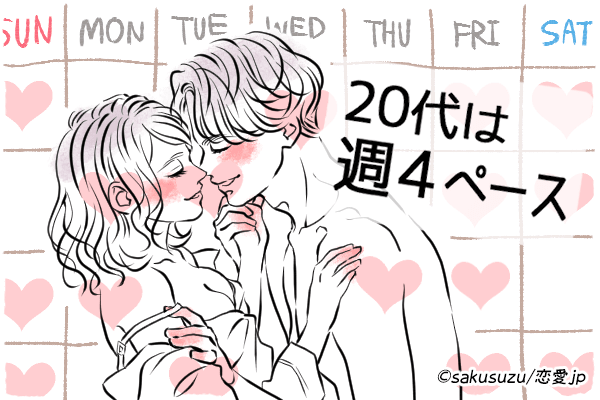 あなたは多い 少ない 年代別 週にどのくらいセックス する 19年5月9日 エキサイトニュース