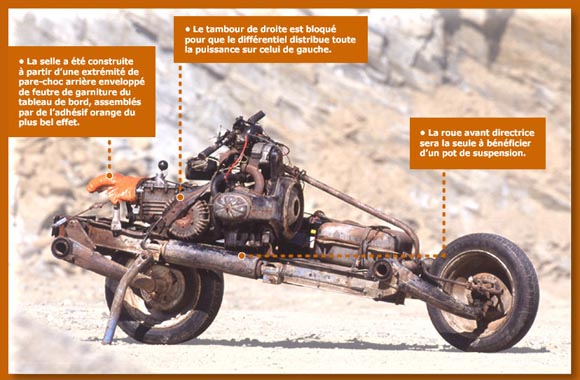 決死行 男はサハラ砂漠で車が動かなくなると 分解してバイクを作り上げた 12年5月28日 エキサイトニュース