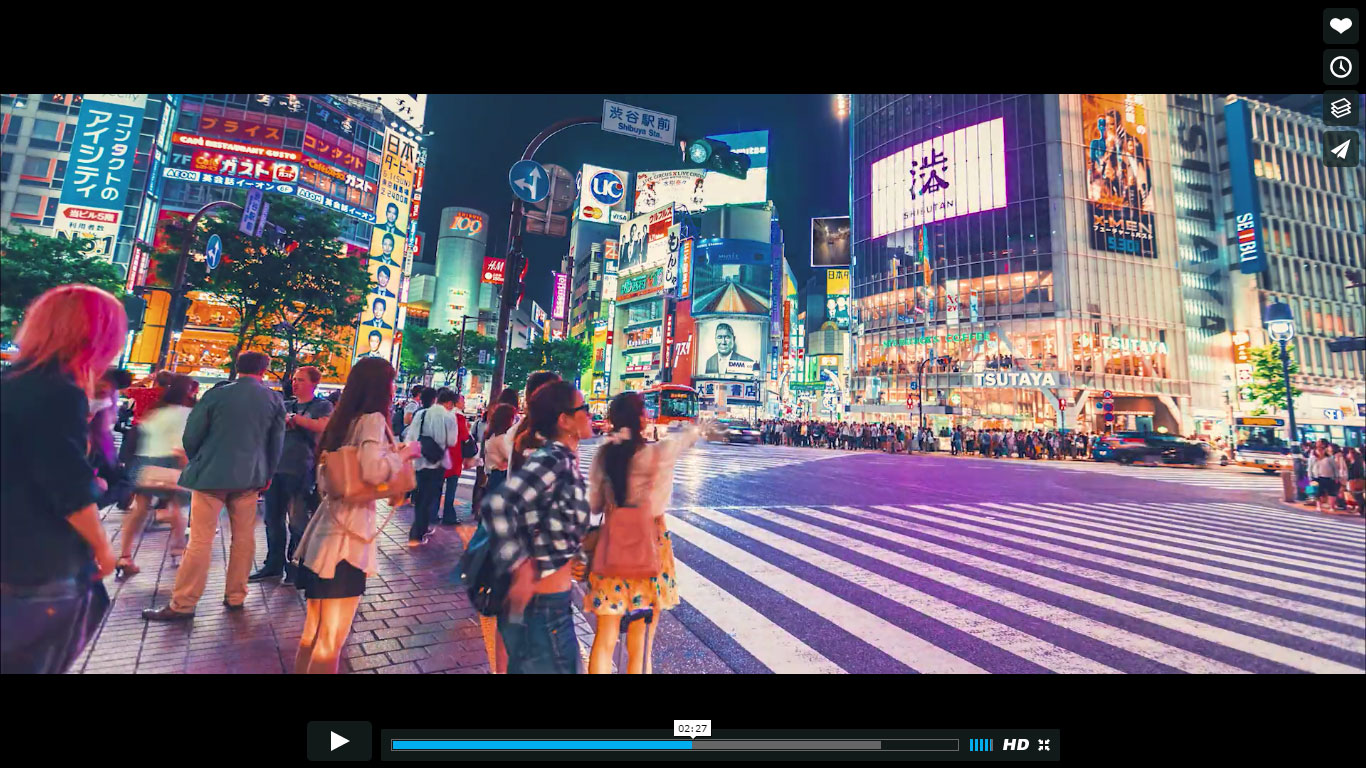 全画面表示推奨 東京の夜をタイムラプスで撮影した動画がとってもキレイ 渋谷スクランブル交差点 ゆりかもめ 東京駅 など 16年6月9日 エキサイトニュース
