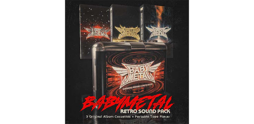 BABYMETAL、ポータブルカセットプレイヤーと旧譜作のバンドルセット 