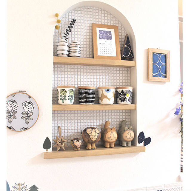 どう飾る お部屋がおしゃれになるニッチのディスプレイ ローリエプレス