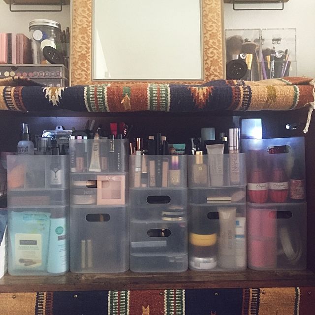 組み合わせて便利 無印良品のメイクボックスで収納上手 ローリエプレス