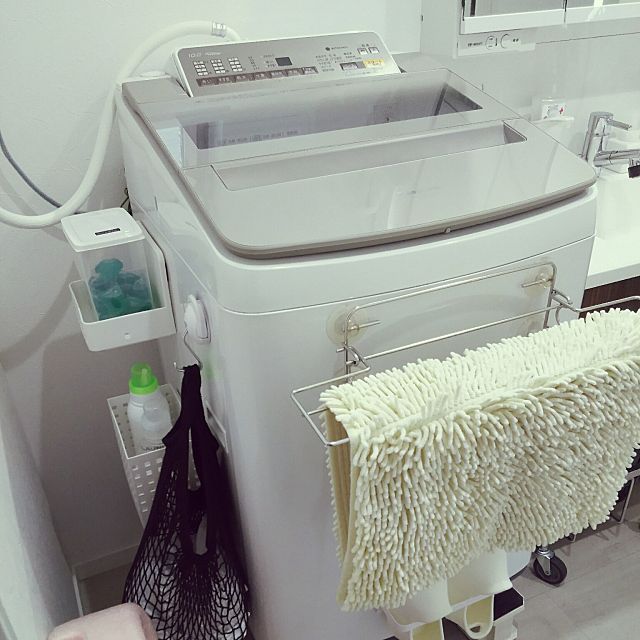 使い勝手がグンとup 洗濯機周りをマグネット収納で快適に ローリエプレス