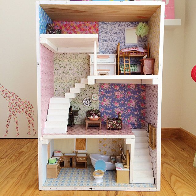 夢いっぱいの小さなおうち 手作りドールハウスへようこそ ローリエプレス
