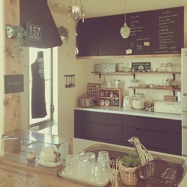 脱 生活感 真似したくなる男前なカフェ風キッチン実例集 ローリエプレス