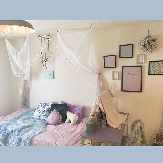 パステルカラーがあふれる 一人暮らしのゆめかわルーム ローリエプレス