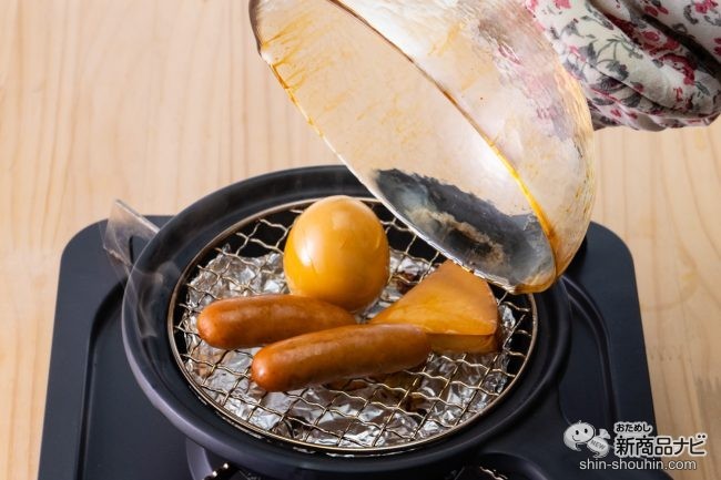 グラスドームソロクッカー』は、ガラスの蓋がカワイイ優れものの調理器