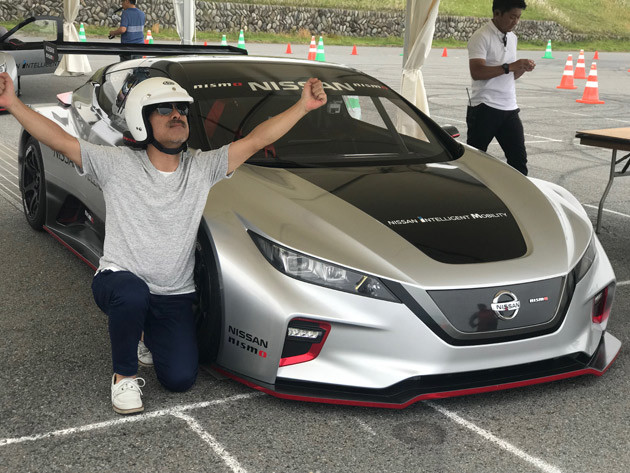 日産リーフのコンポーネンツを使用して開発されたｅｖレーシングカー リーフ ニスモｒｃ０２ に乗ってみた 19年7月10日 エキサイトニュース