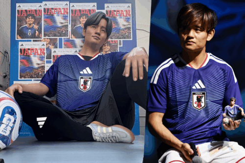 話題沸騰の“ビッグタケ モニュメント”を久保建英本人が視察