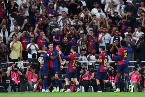 バルセロナ、“エル・クラシコ”を制してスーペルコパ優勝！ 攻撃陣爆発の5ゴール奪取でレアル撃破 (2025年1月13日) エキサイトニュース