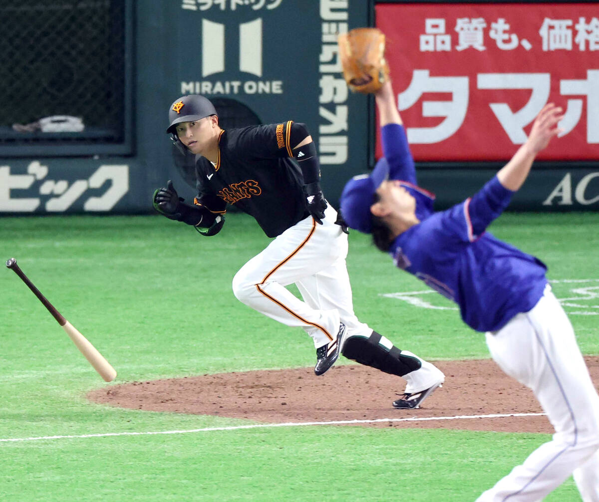 巨人】吉川尚輝が再昇格後初スタメンで39日ぶりの安打「内容は全然