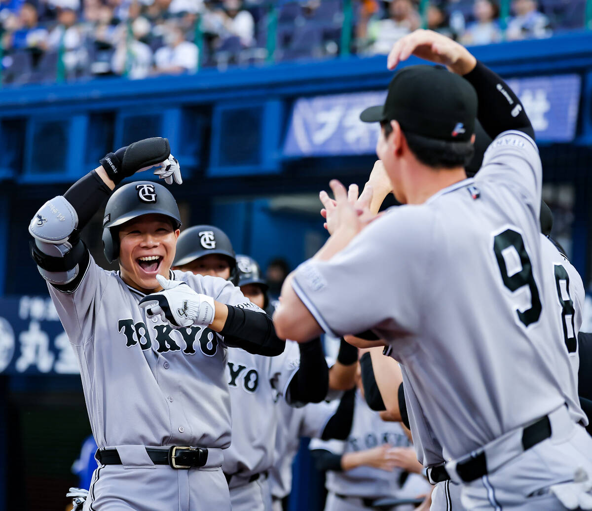 巨人】佐々木俊輔のプロ初満塁弾で先制に成功「あそこまで飛んで自分