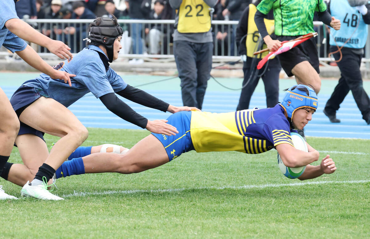 高校ラグビー】京都成章が完勝発進 WTB斉藤稀茶のハットトリック