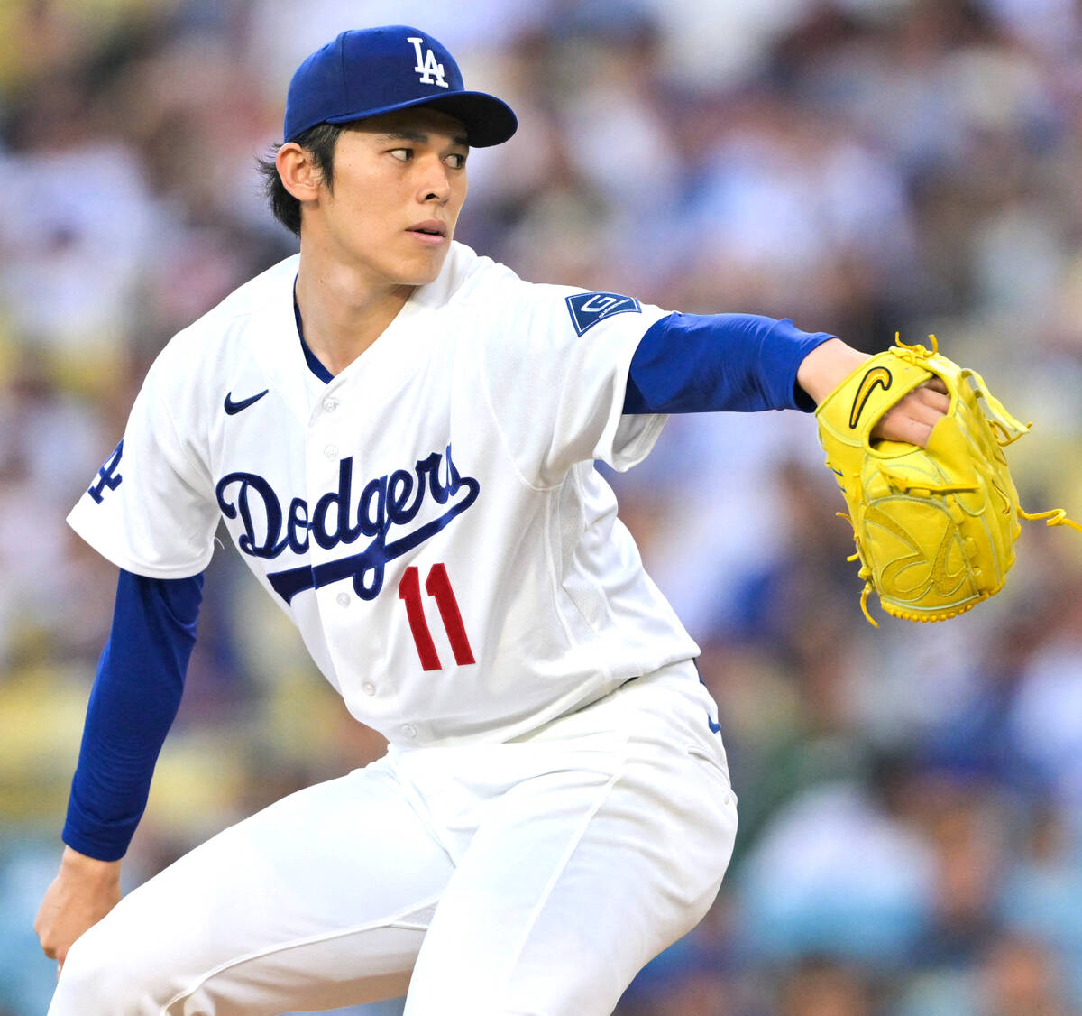 佐々木朗希、5回まで1安打無失点…4勝目の権利 最速161・9キロで